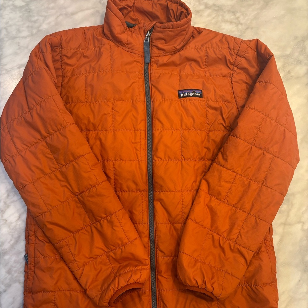 Kids Patagonia Orange Nano Puff Insulated Jacket